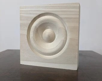 Bullseye Rosette 3" Diameter Design